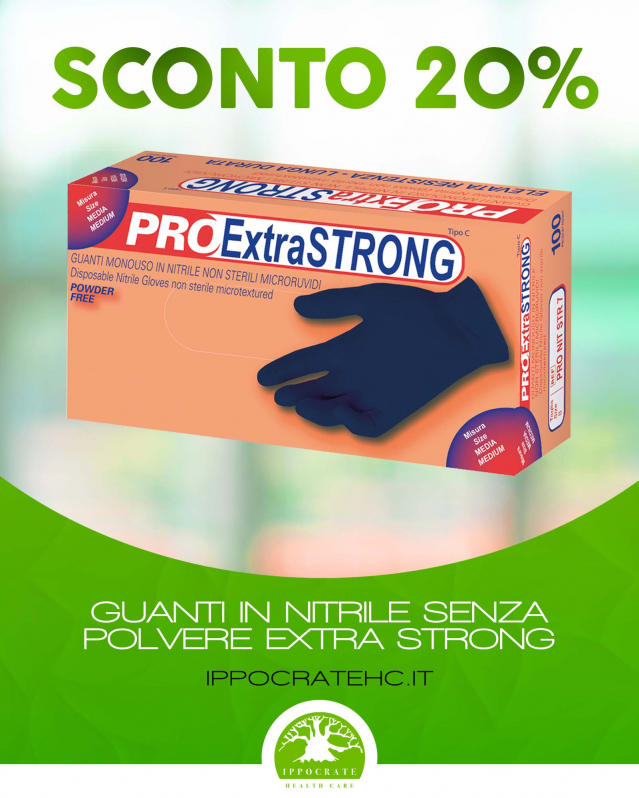 -20% sui Guanti in Nitrile EXTRA STRONG