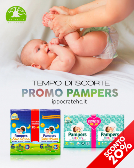 -20% sui pannolini Pampers